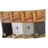 Orange packaging bags, antibacterial and deodorizing socks, pure cotton, sweat-absorbing and breathable, unisply-style Item Picture